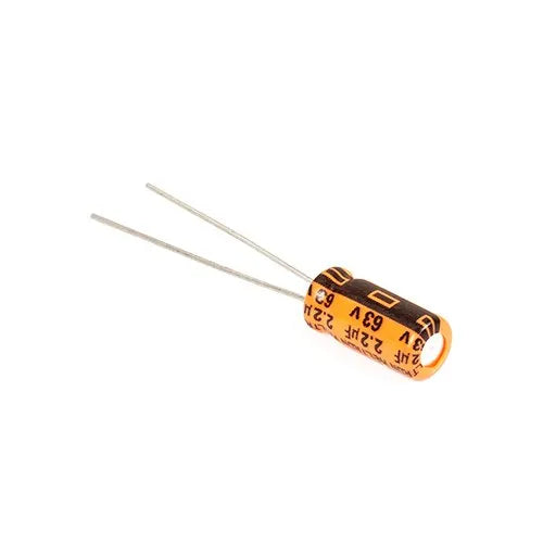 2.2uF 63V TH Electrolytic Capacitor - 5PCS